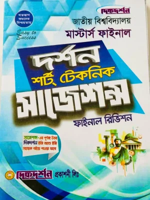 দর্শন শর্ট টেকনিক সাজেশন্স মাস্টার্স ফাইনাল
